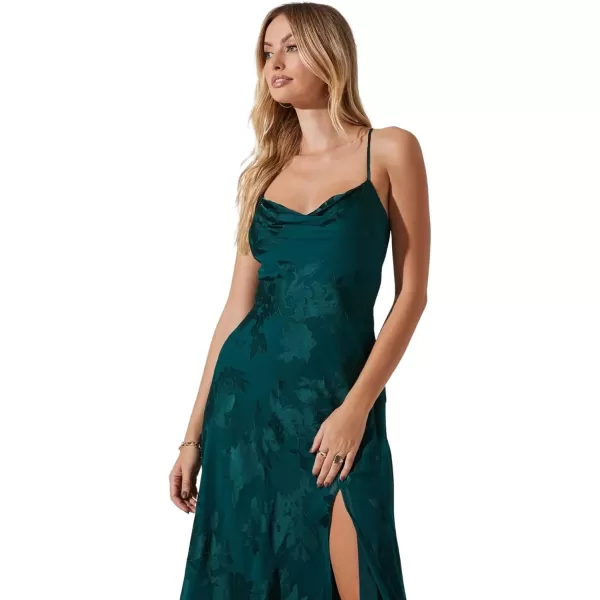 ASTR the label Womens Gaia DressTeal Burnout