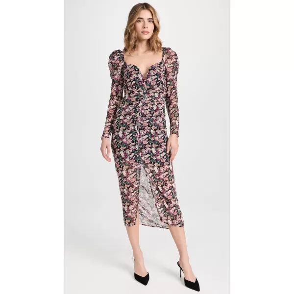 ASTR the label Womens Jamila DressTeal Pink Multi