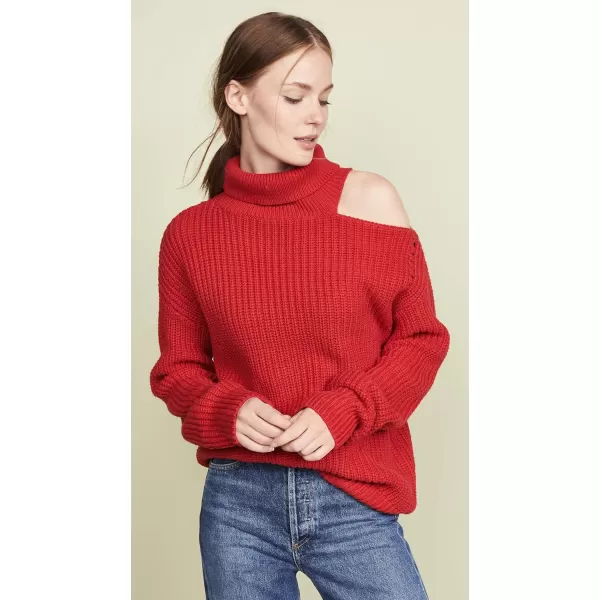 ASTR the label Womens Sepulveda SweaterCherry Red