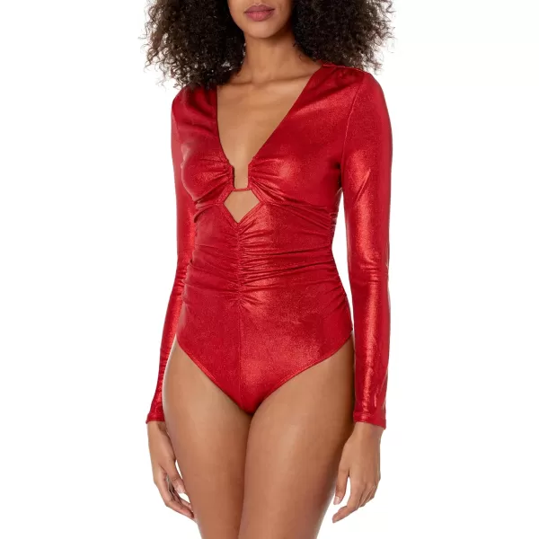 ASTR the label womens Josie BodysuitRed