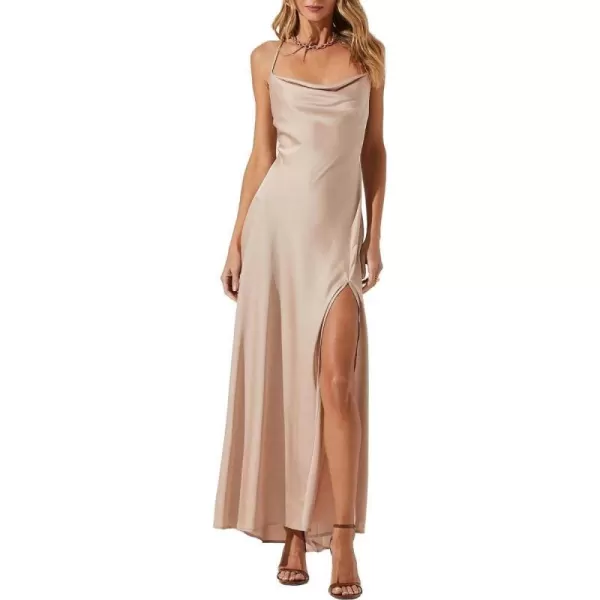 ASTR the label Womens Cocktail Maxi Slip Dress Pink LASTR the label Womens Cocktail Maxi Slip Dress Pink L