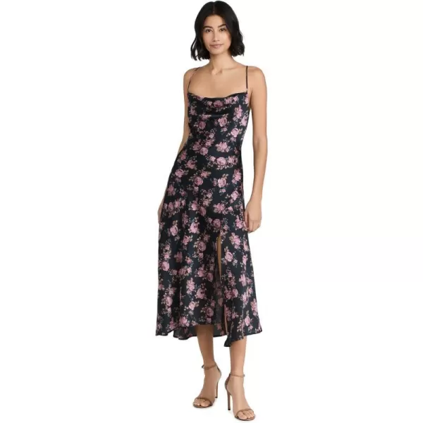 ASTR the label Womens Gaia DressDark NavyPurple Floral