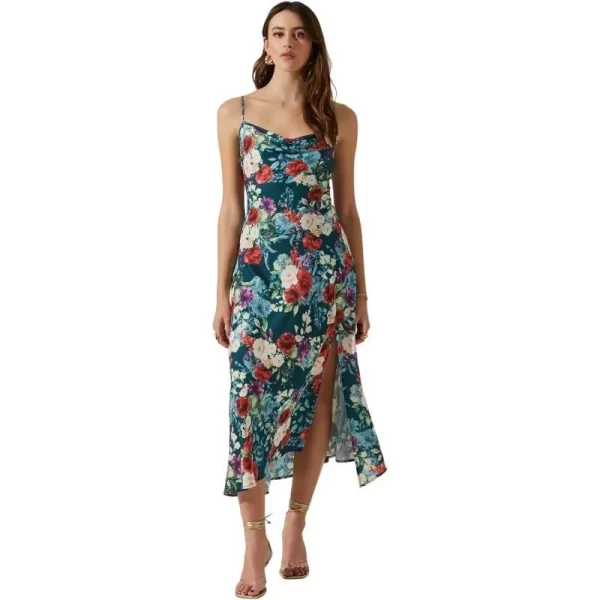 ASTR the label Womens Gaia DressGreen Red Floral