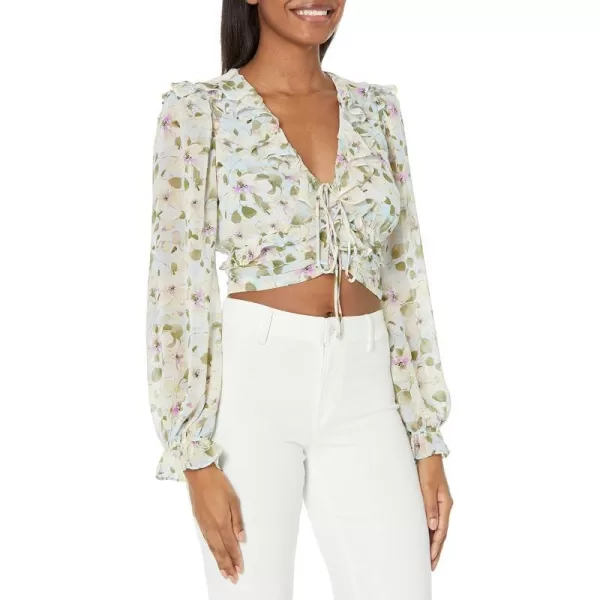 ASTR the label Womens Loxley TopBlue Multi Floral