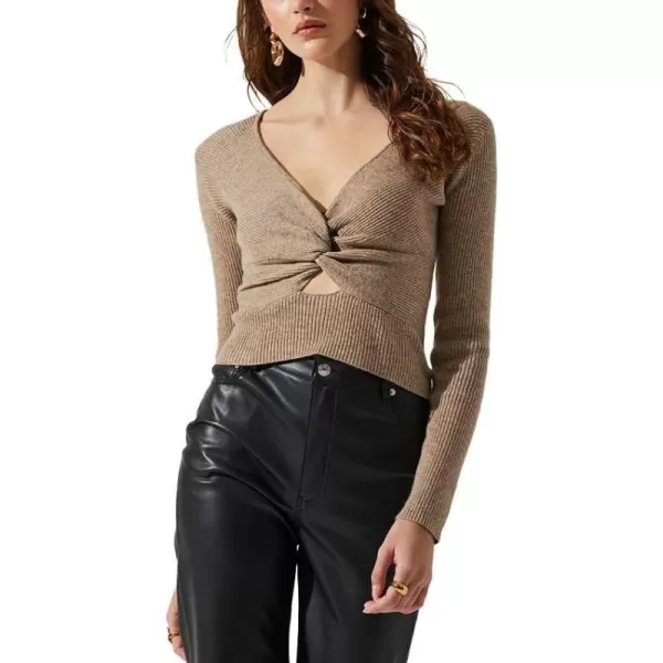 ASTR the label Womens Rylee SweaterTaupe