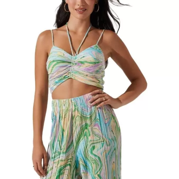 ASTR the label Womens Standard Savine TopGreen Swirl