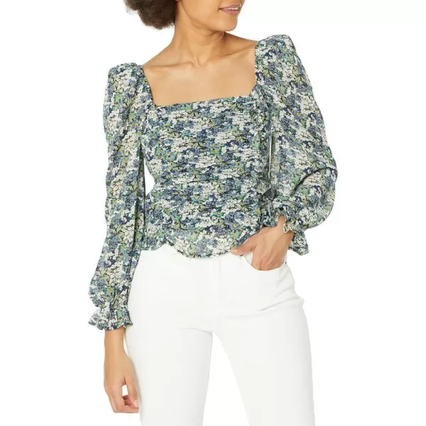 ASTR the label Womens Tonina TopBluegreen Floral