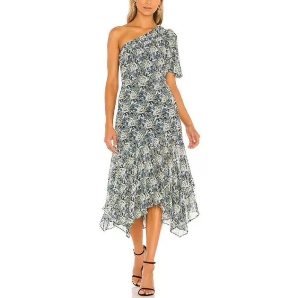 ASTR the label womens Astr Womens Santorini Dress Blue Green Floral Medium USASTR the label womens Astr Womens Santorini Dress Blue Green Floral Medium US