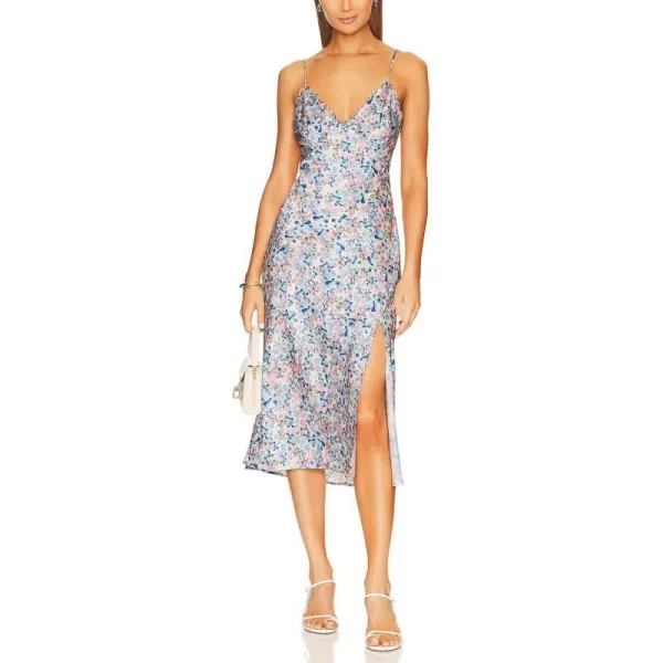 ASTR the label Womens Florentina DressBlue Pink Floral