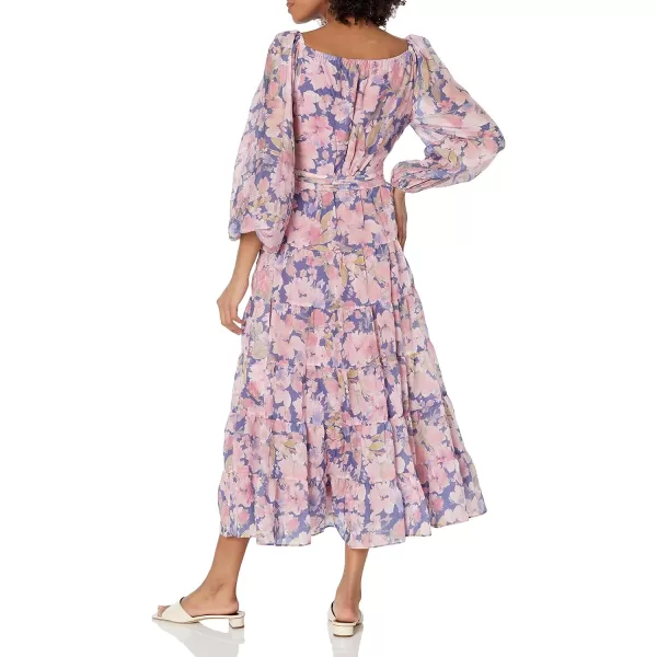 ASTR the label Womens Jannika DressPurple Pink Floral