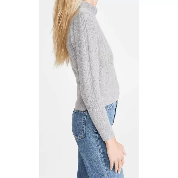 ASTR the label Womens Sally Long Sleeve Mock Neck Pointelle SweaterASTR the label Womens Sally Long Sleeve Mock Neck Pointelle Sweater