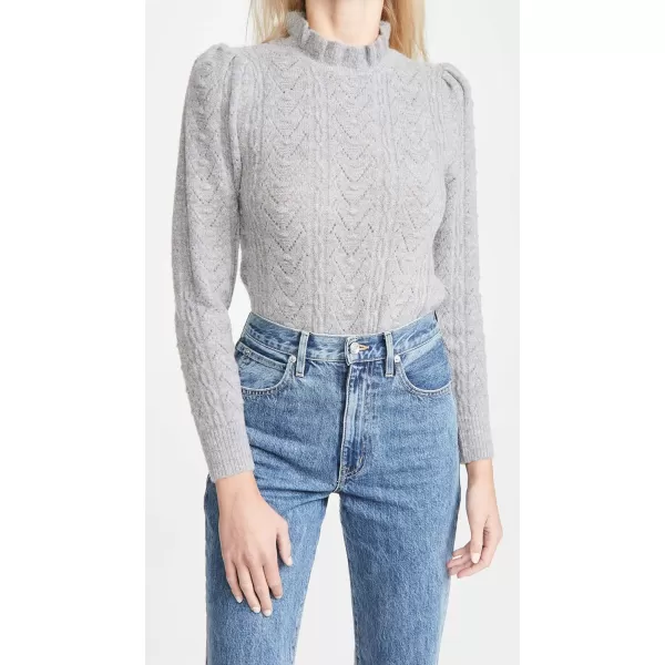 ASTR the label Womens Sally Long Sleeve Mock Neck Pointelle SweaterASTR the label Womens Sally Long Sleeve Mock Neck Pointelle Sweater