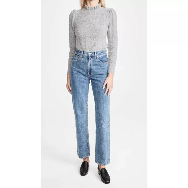 ASTR the label Womens Sally Long Sleeve Mock Neck Pointelle SweaterASTR the label Womens Sally Long Sleeve Mock Neck Pointelle Sweater