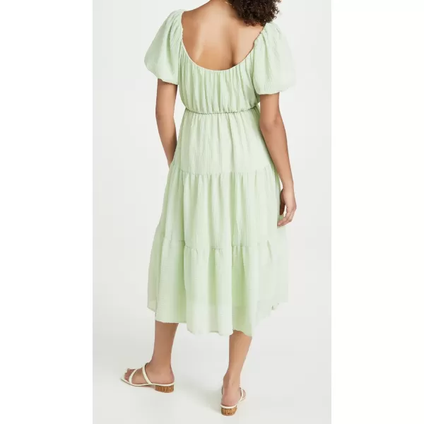 ASTR the label Womens Smocked Tiered Maxi DressSage