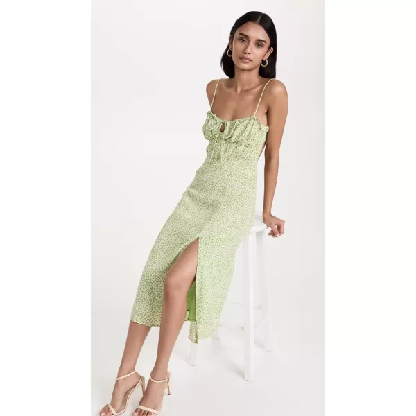 ASTR the label Womens Verana DressGreen Ditsy