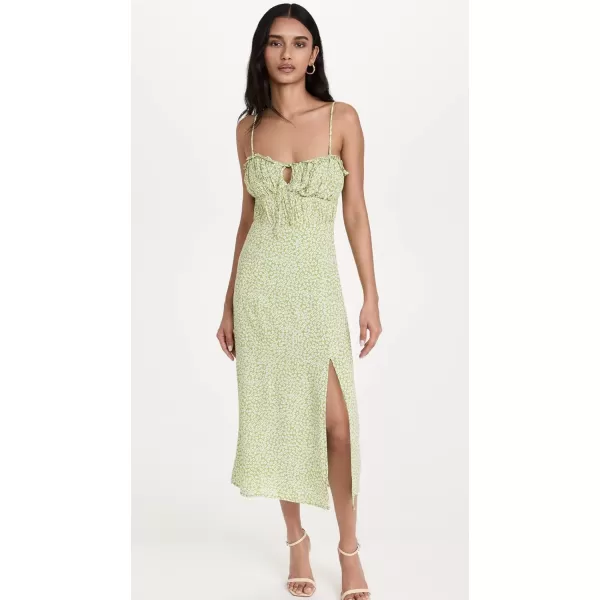 ASTR the label Womens Verana DressGreen Ditsy