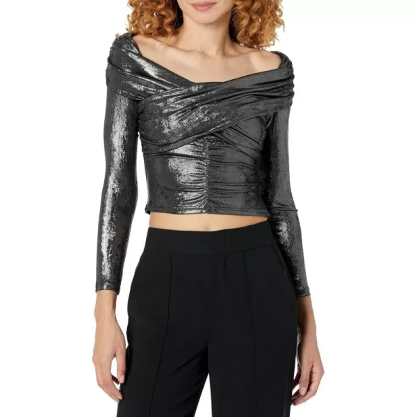 ASTR the label Womens Frannie TopGunmetal