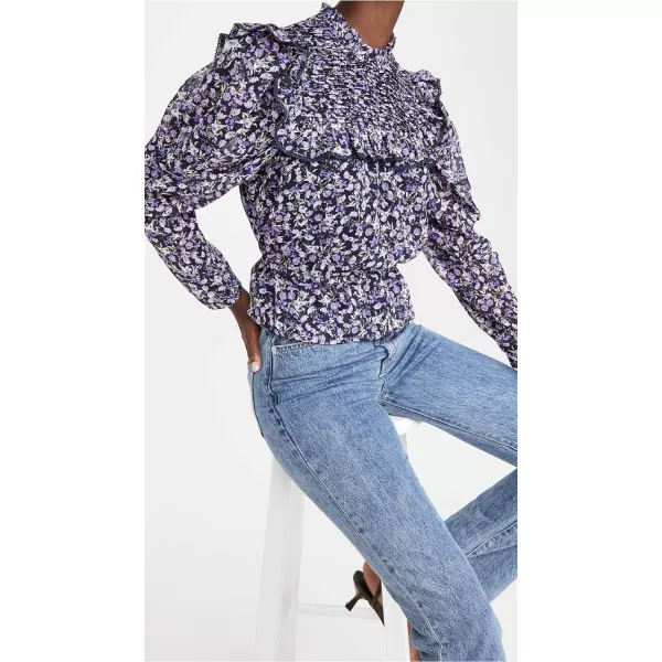 ASTR the label Womens Alcott TopNavypurple Multi Floral