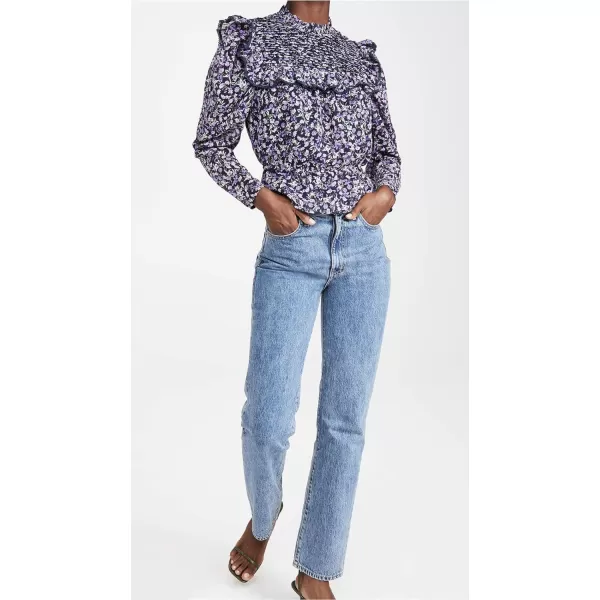 ASTR the label Womens Alcott TopNavypurple Multi Floral