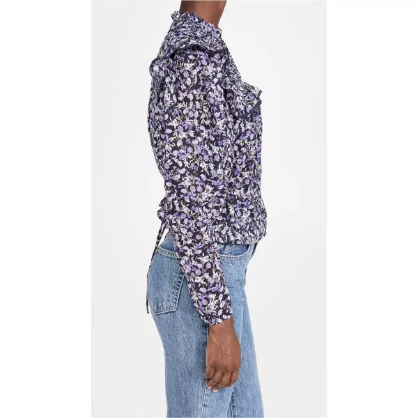 ASTR the label Womens Alcott TopNavypurple Multi Floral