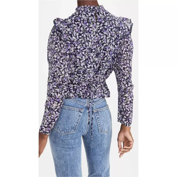 ASTR the label Womens Alcott TopNavypurple Multi Floral