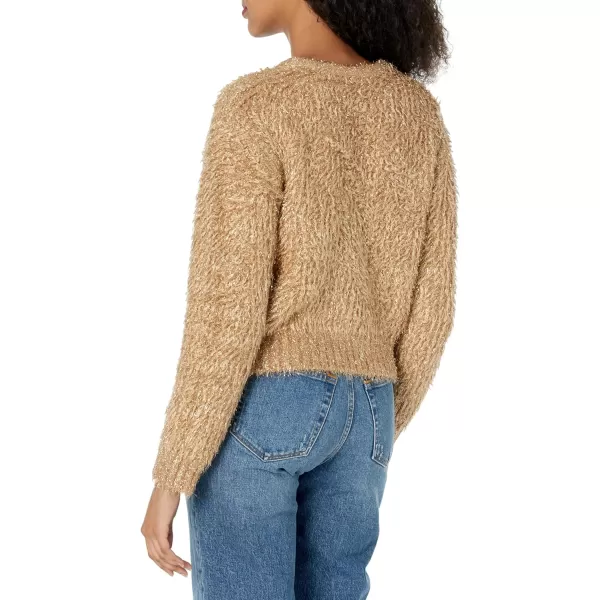 ASTR the label Womens Alma SweaterTaupe Gold