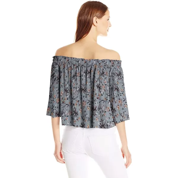 ASTR the label Womens Anabelle TopBluePeach Floral