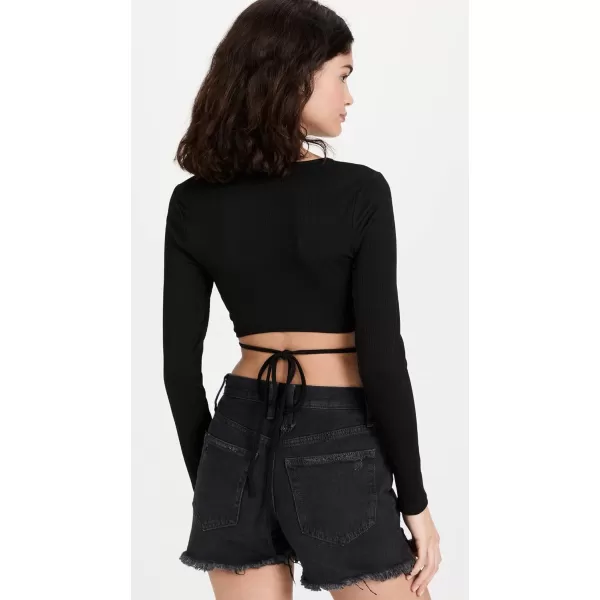 ASTR the label Womens Elania Crop TopBlack