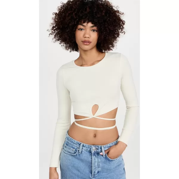 ASTR the label Womens Elania Crop TopBone