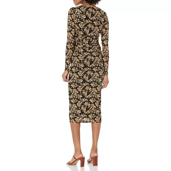 ASTR the label Womens Hyacinth DressBlack Yellow Gold