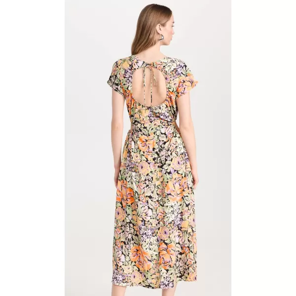 ASTR the label Womens Miranda DressOrange Black Floral