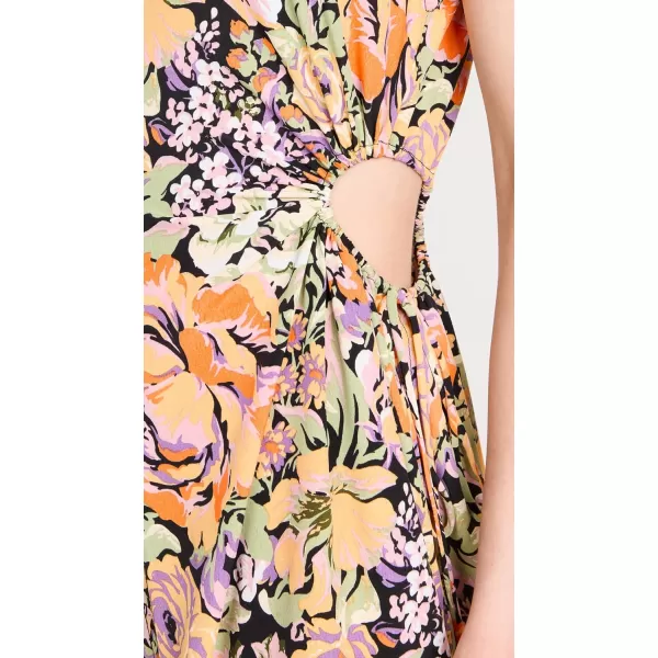 ASTR the label Womens Miranda DressOrange Black Floral