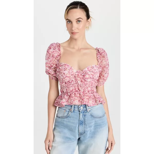 ASTR the label Womens Nayeli TopPink Floral