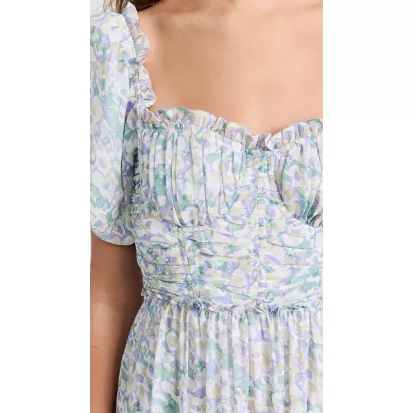 ASTR the label Womens Prina DressBlue Green Floral