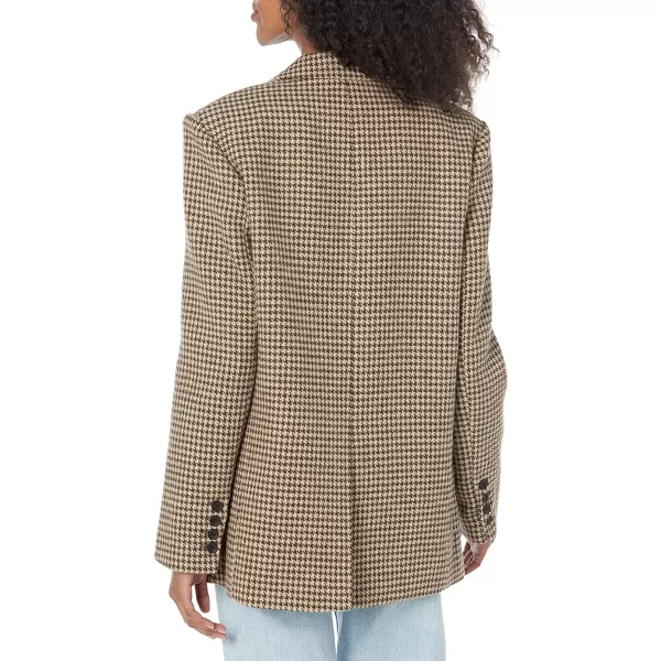 ASTR the label Womens Rachel BlazerBrown Houndstooth