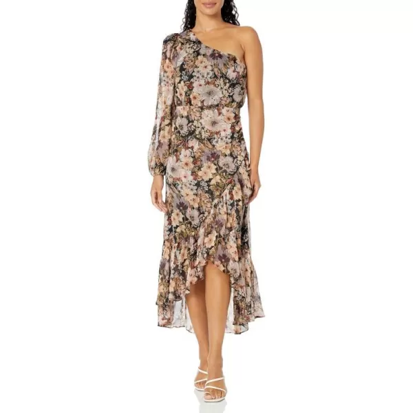 ASTR the label Womens Calista DressNavy Taupe Floral