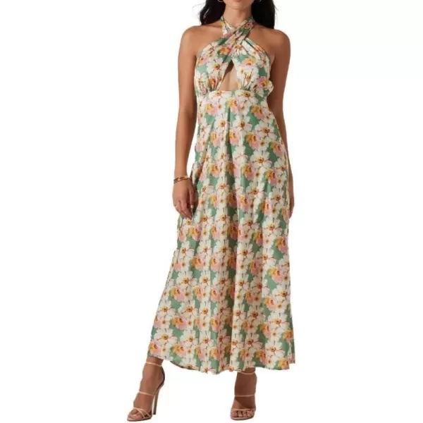 ASTR the label Womens Giova DressGreen Pink Floral