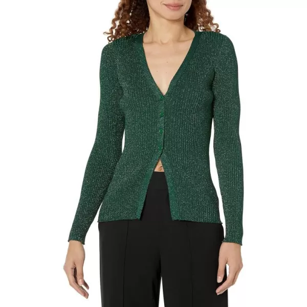 ASTR the label Womens Maude SweaterGreen Metallic