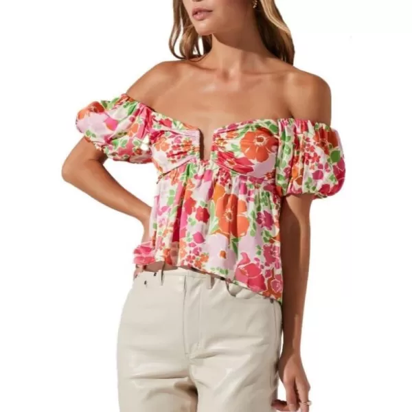 ASTR the label Womens Nalda TopPink Floral