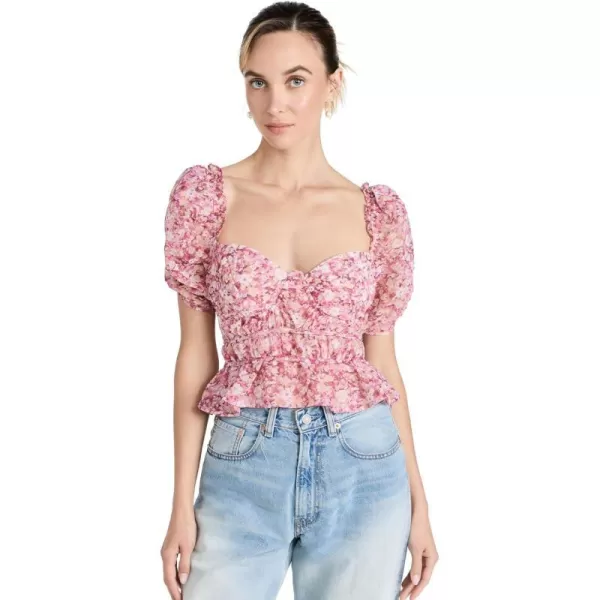 ASTR the label Womens Nayeli TopPink Floral