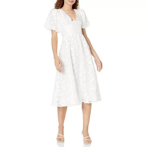 ASTR the label Womens Sandy DressWhite Jacquard