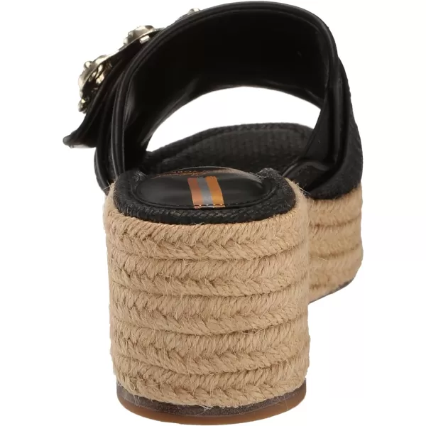 Sam Edelman Womens Celia Wedge SandalBlack Raffia