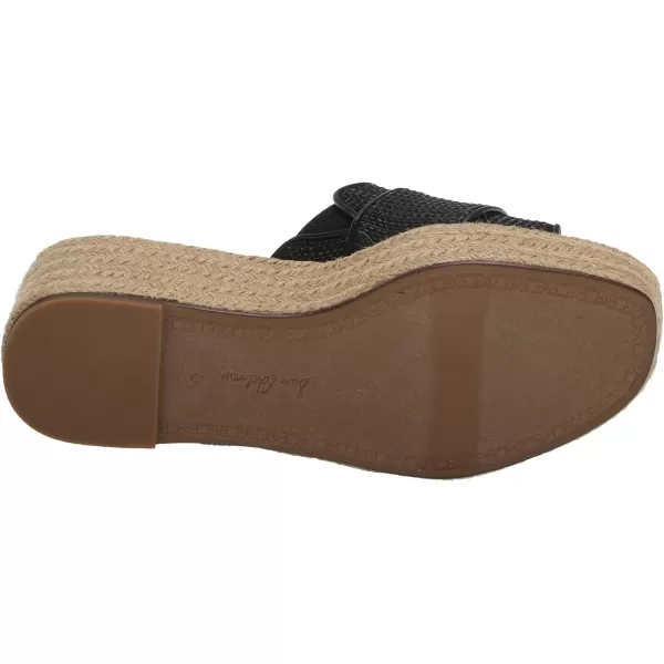 Sam Edelman Womens Celia Wedge SandalBlack Raffia