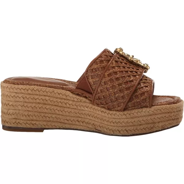 Sam Edelman Womens Celia Wedge SandalCuoio Raffia