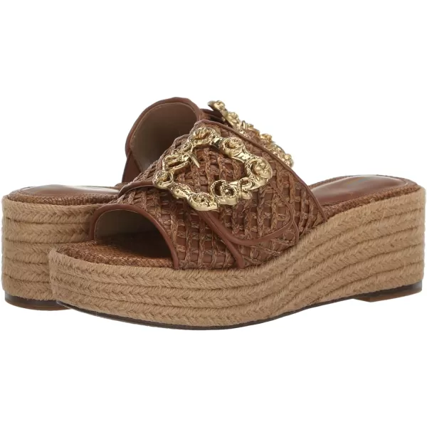 Sam Edelman Womens Celia Wedge SandalCuoio Raffia
