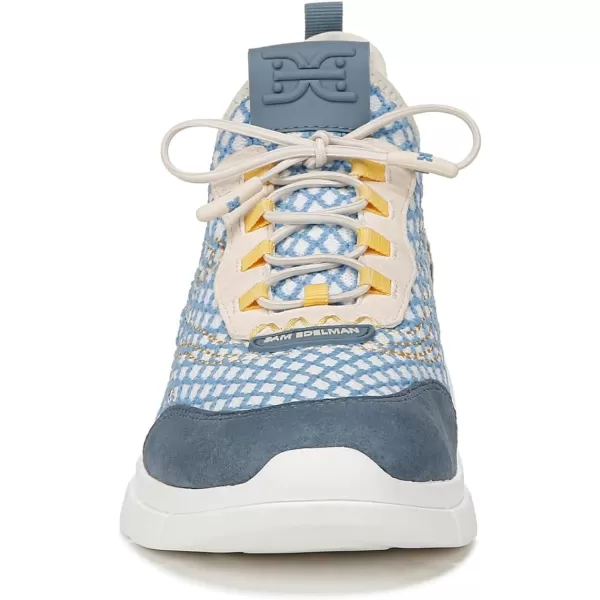 Sam Edelman Womens Chelsie SneakerSummer SkyBlue MistModern Ivory