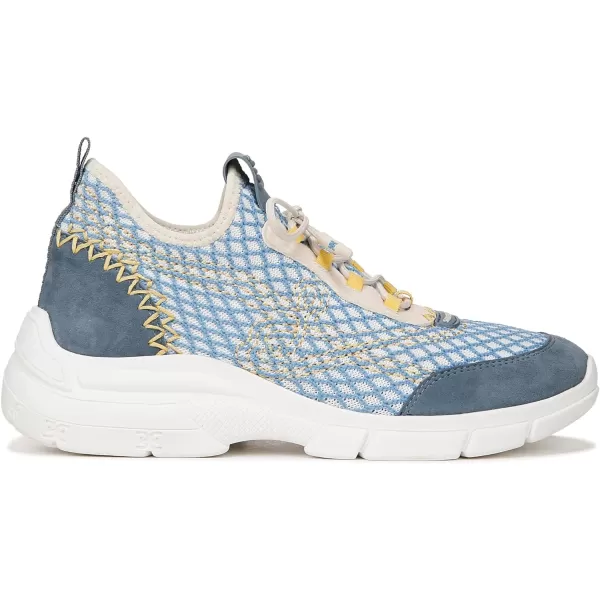 Sam Edelman Womens Chelsie SneakerSummer SkyBlue MistModern Ivory