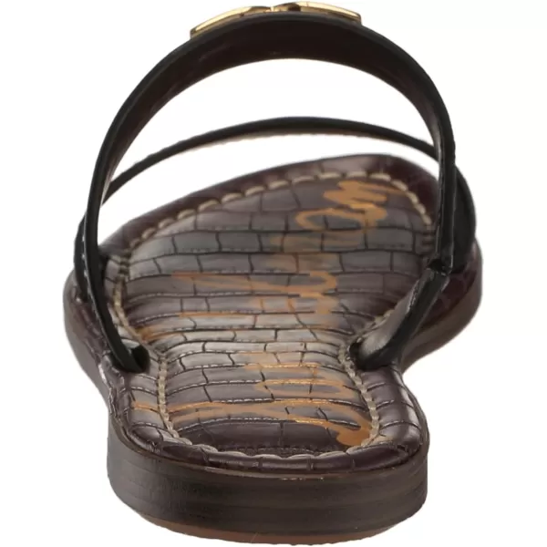 Sam Edelman Womens Gilles Flat SandalBlack Leather