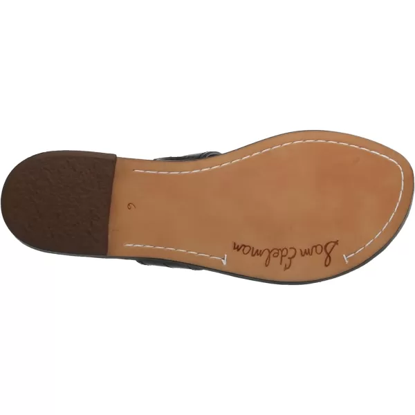 Sam Edelman Womens Gilles Flat SandalBlack Leather