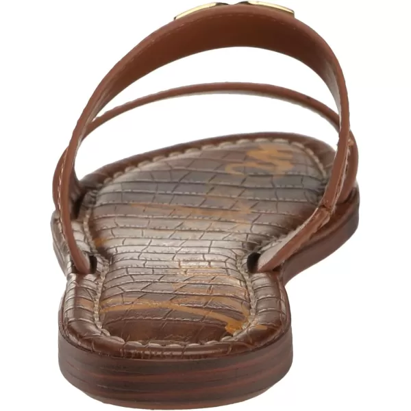 Sam Edelman Womens Gilles Flat SandalRich Cognac